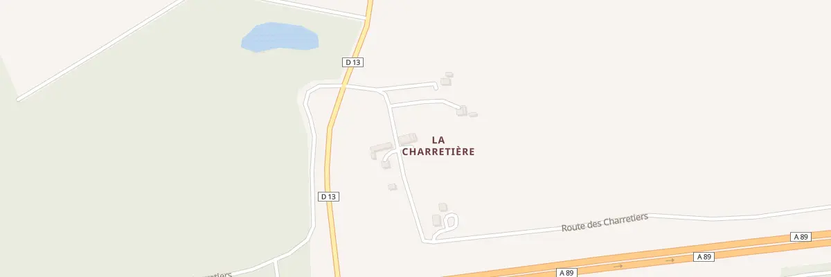 Plan du 1865 Rte des Charretiers à Beaupouyet
