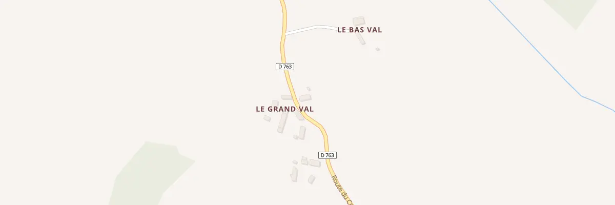 Plan du 10 Les Ouches du Grand Val à Trémont