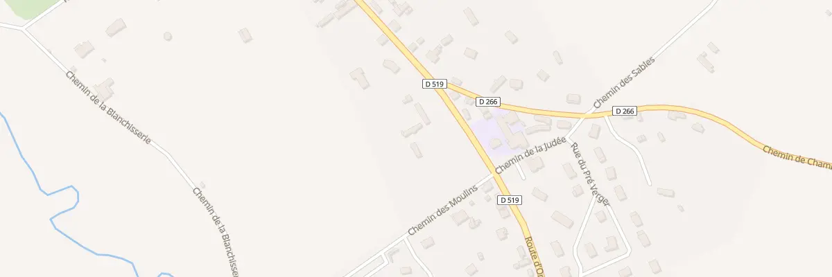 Plan du 50 Rte d’Orbec à Glos