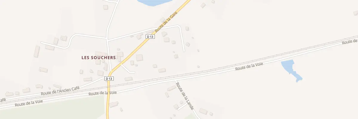 Plan du 224 Rte de la Gare à Beaupouyet