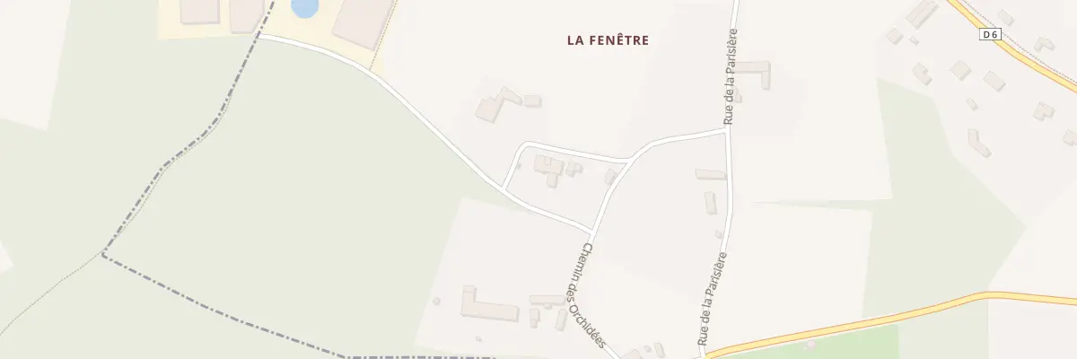 Plan du 3 Che des Orchidées à Biard