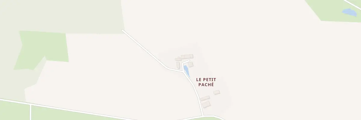 Plan du 163 Che de Paché à Villiers-au-Bouin