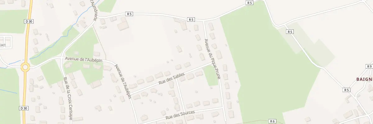 Plan du 15 Rue des Sables à Mayet