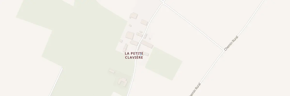 Plan du 2 La Petite Claviere à Blanzay