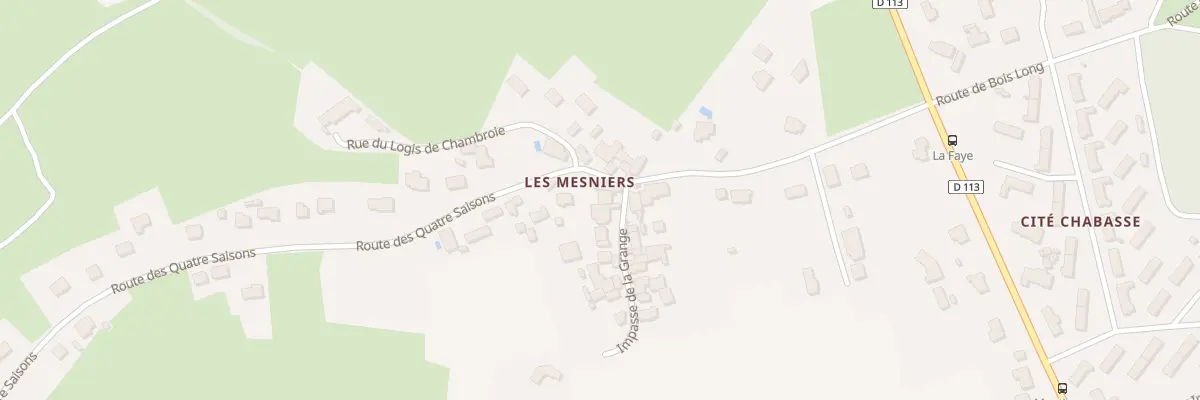 Plan du 2 Imp de la Grange à Mornac