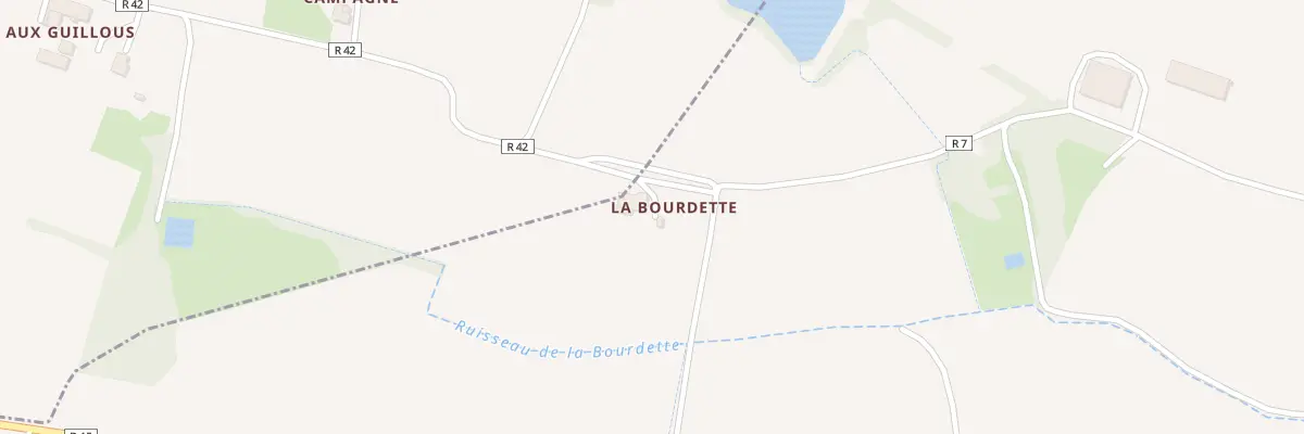 Plan du 5007 A la Bourdette à Beaumont