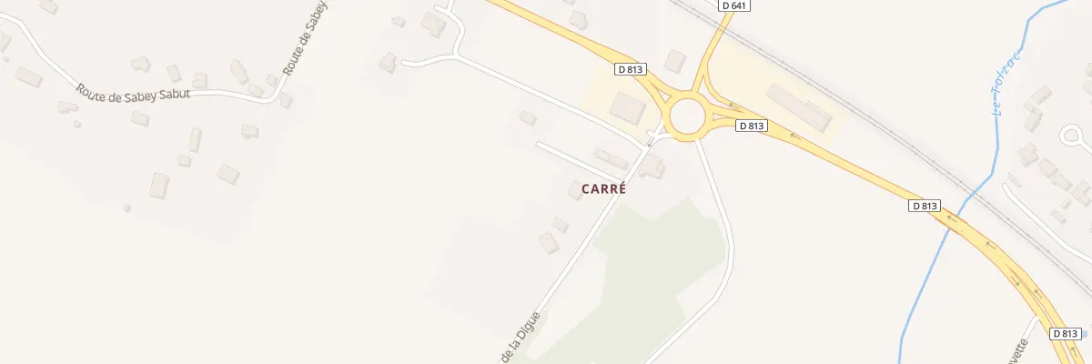 Plan du 187A Carre à Fauillet