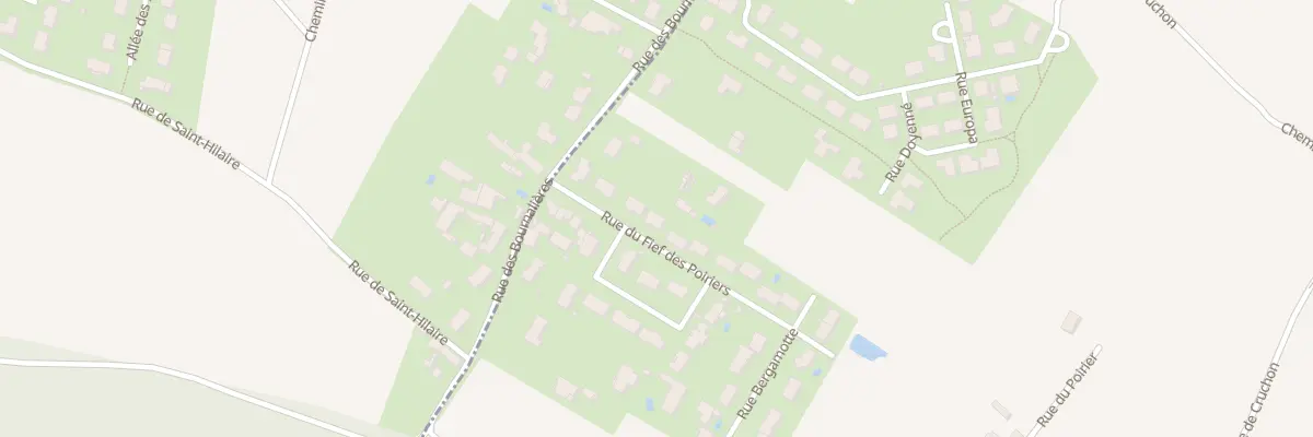 Plan du 5 Rue du Fief des Poiriers à Biard