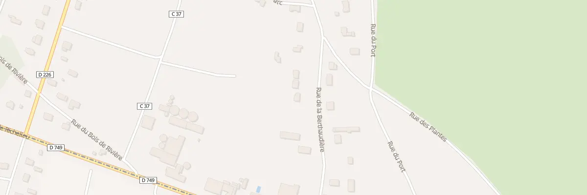 Plan du 38 Rue de la Berthaudière à Rivière