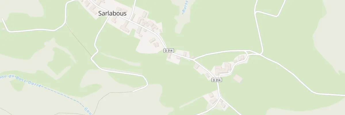 Plan du 5013 Bignete à Sarlabous