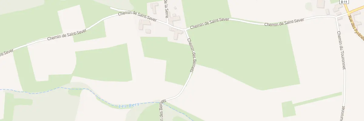 Plan du 5 Che de Saint-sever à Mazerolles
