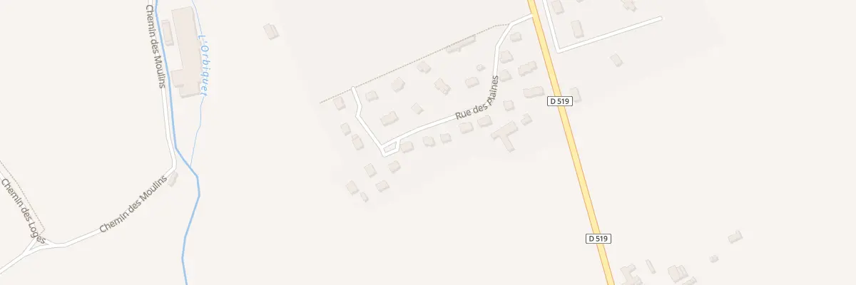 Plan du 19 Rue des Plaines à Glos