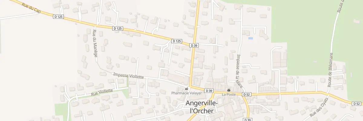 Plan du 9 Rue des Hautes Falaises à Angerville-l’Orcher
