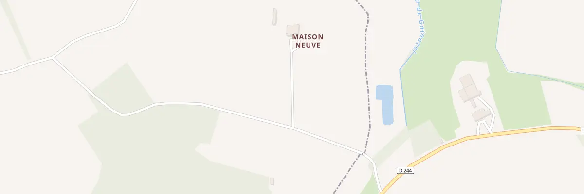 Plan du 23A Maison Neuve à Saint-Astier