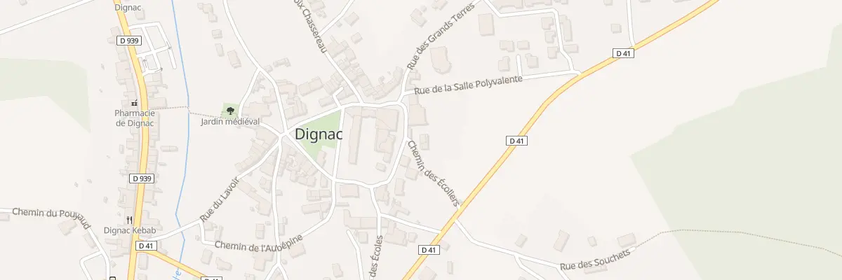 Plan du 5060 Che des Ecoliers à Dignac