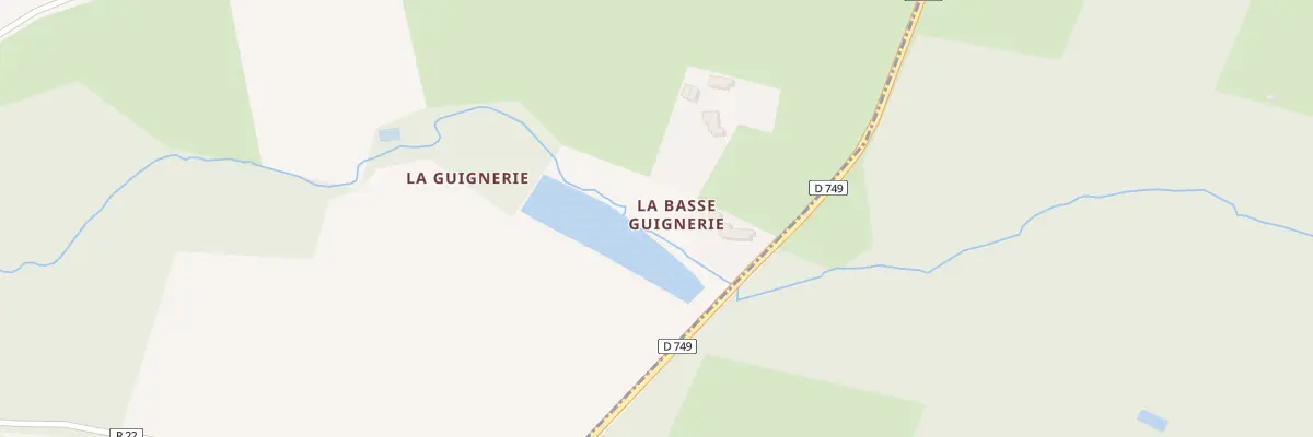 Plan du 1 La Basse Guignerie à Saint-Laurent-de-Lin