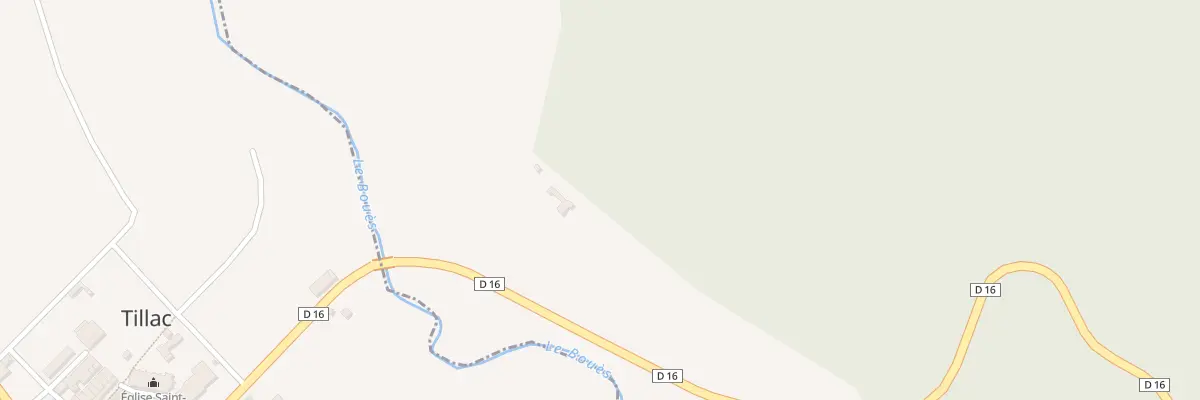 Plan du 5120A Cote de Tillac à Laas