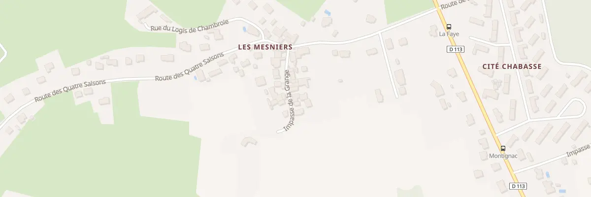 Plan du 9 Imp de la Grange à Mornac
