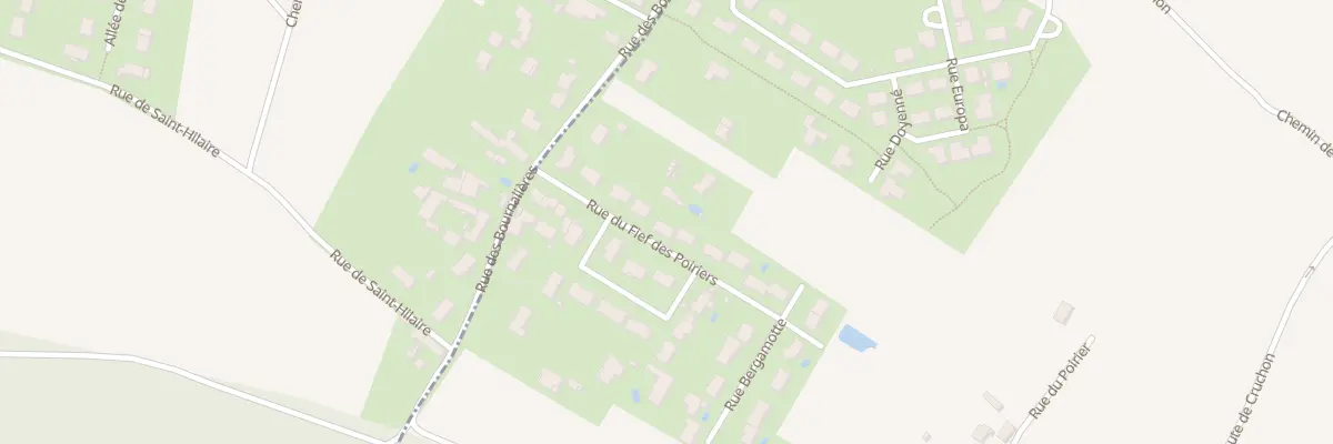 Plan du 7 Rue du Fief des Poiriers à Biard