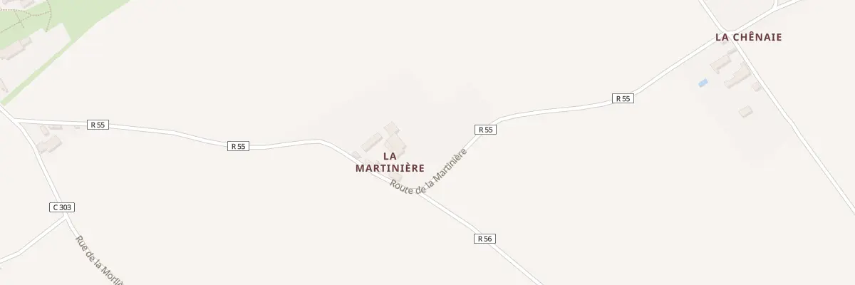 Plan du 191 La Martiniere à Ligré
