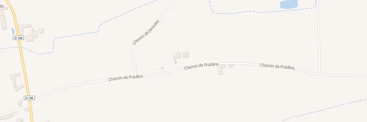 Plan du 1 Che de Pradère à Estampes