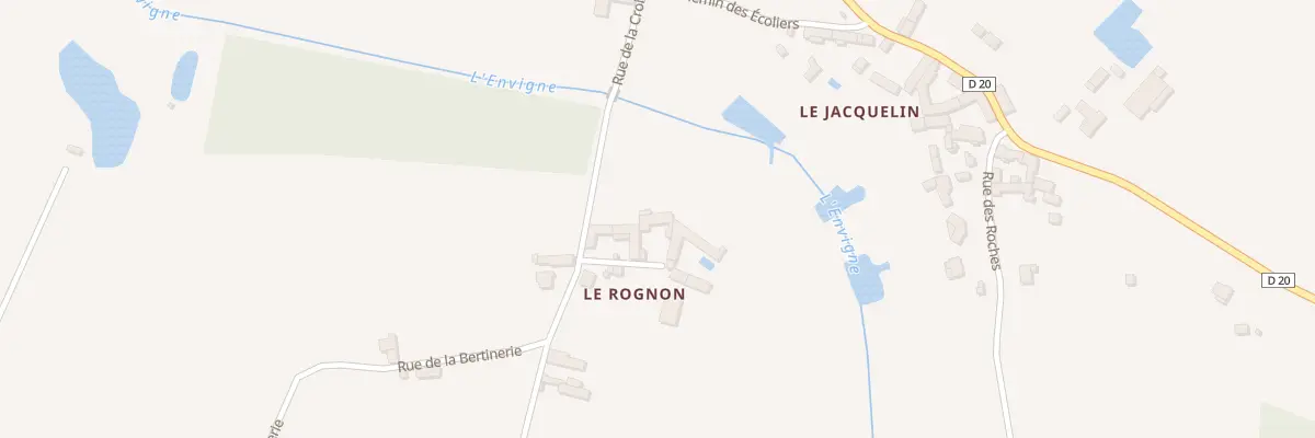 Plan du 5 Imp du Rognon à Doussay