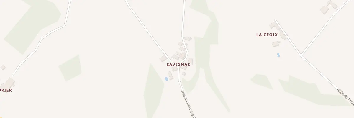 Plan du 94 Savignac Nord à Nanteuil-Auriac-de-Bourzac