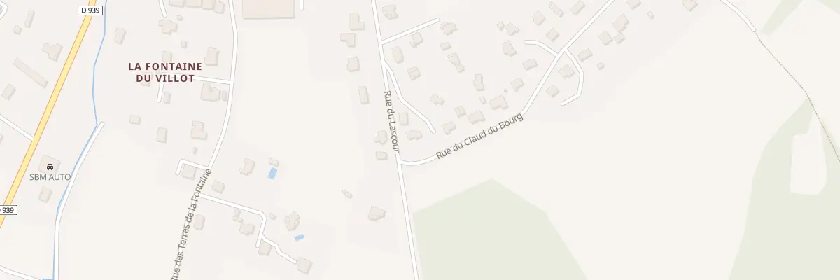 Plan du 1 Rue du Claud du Bourg à Dignac
