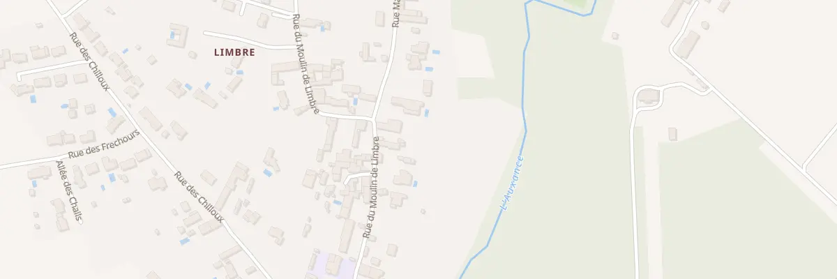 Plan du 22 Rue du Moulin de Limbre à Migné-Auxances
