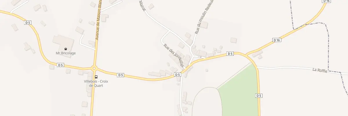 Plan du 7 Rue des Jonquilles à Villebois-Lavalette