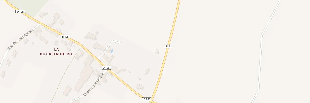 Plan du 1 Rte de Civray à Saint-Gaudent