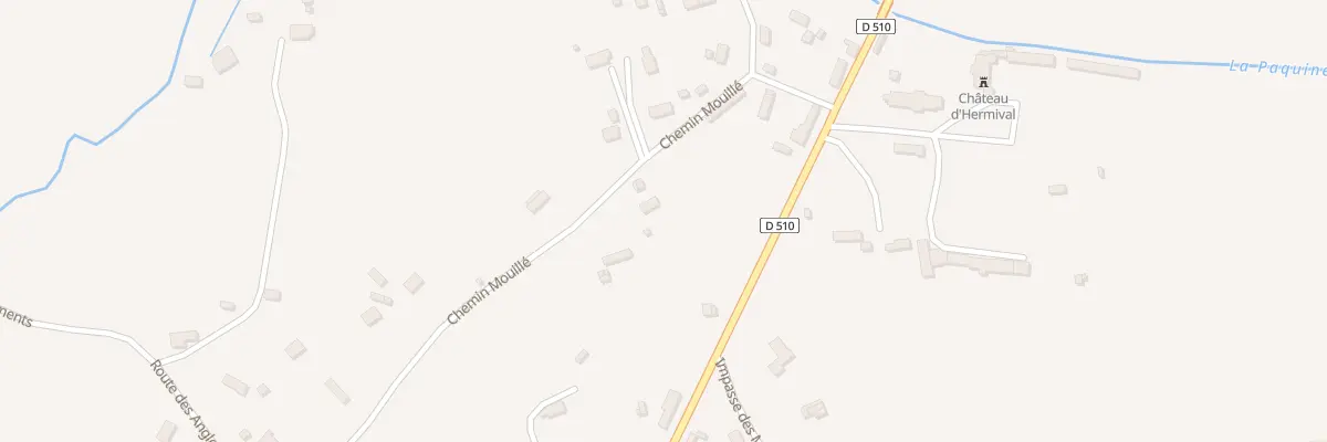 Plan du 125 Che Mouillé à Hermival-les-Vaux