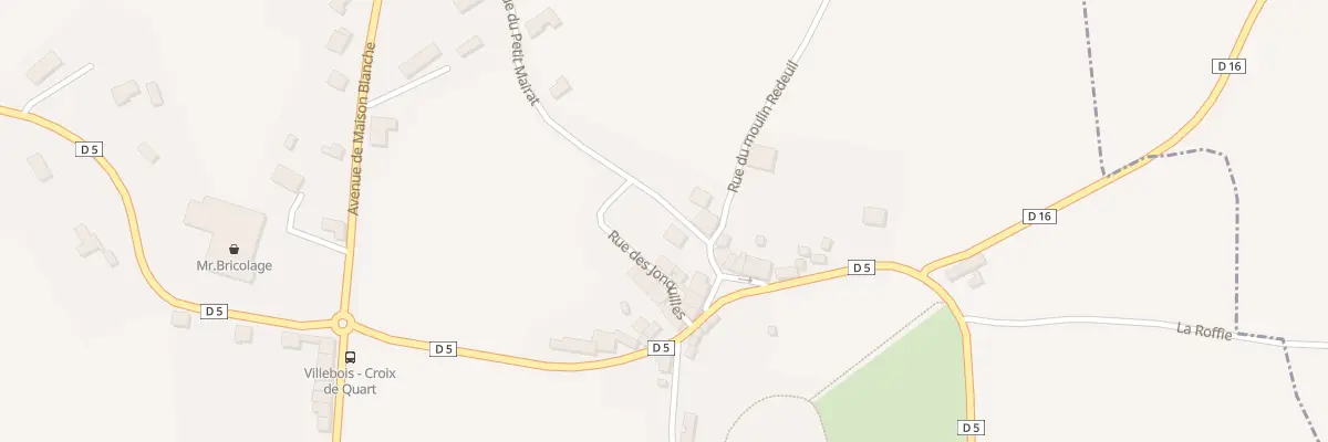 Plan du 3 Rue du Petit Mairat à Villebois-Lavalette