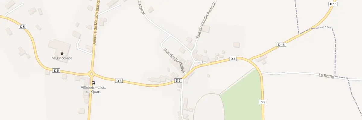 Plan du 3 Rue des Jonquilles à Villebois-Lavalette