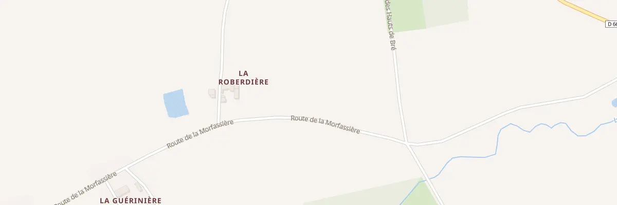 Plan du 2 La Roberdiere à Channay-sur-Lathan
