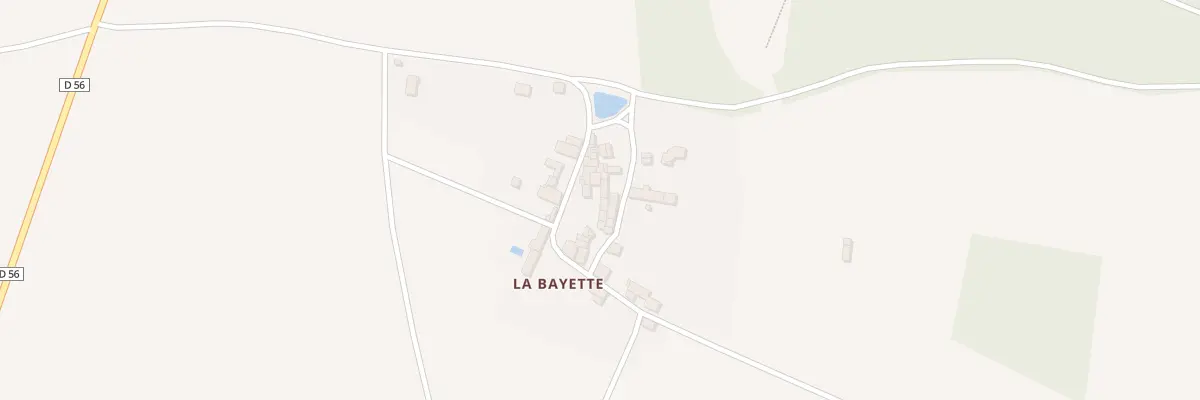 Plan du 5000 La Bayette à Bioussac
