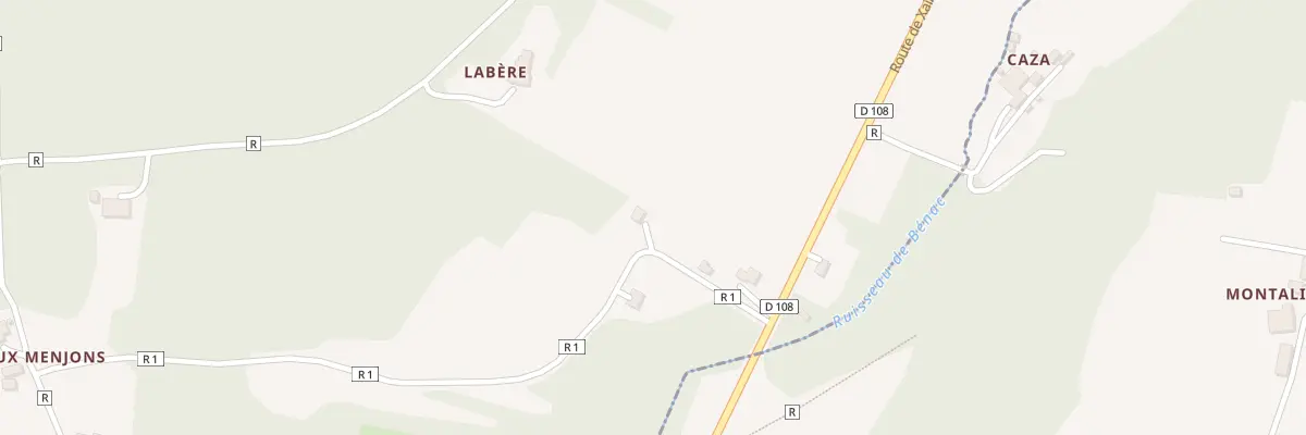 Plan du 152 A Capdejean à Casteljaloux