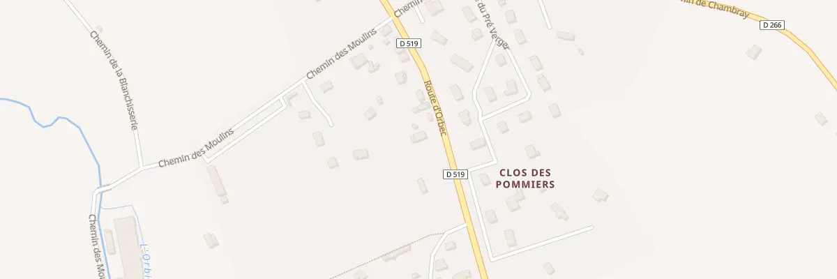 Plan du 64 Rte d’Orbec à Glos