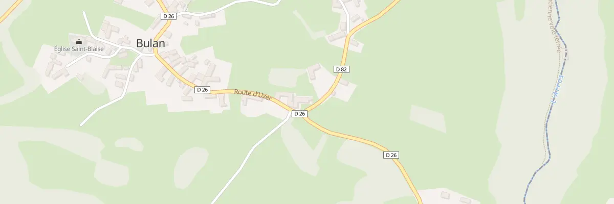Plan du 5039 Le Village à Bulan