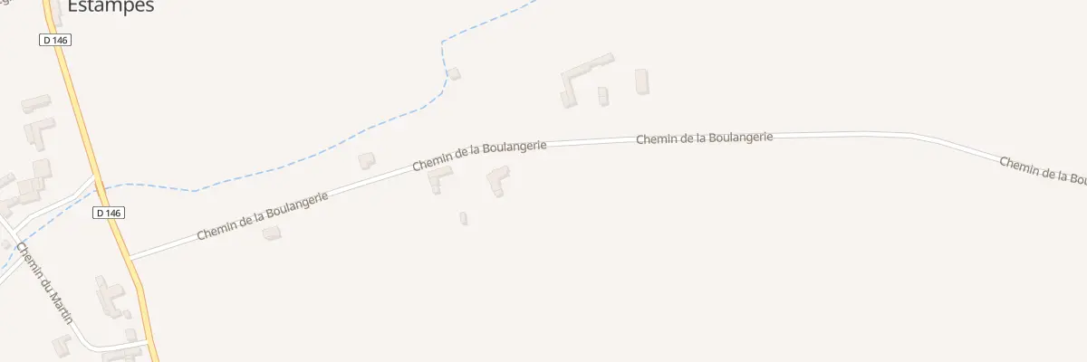 Plan du 6 Che de la Boulangerie à Estampes