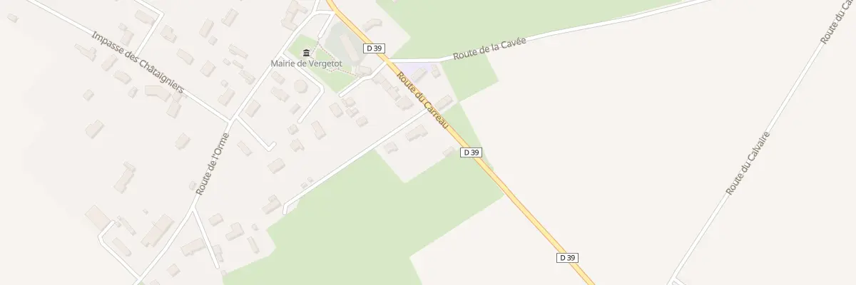 Plan du 24 Rte du Carreau à Vergetot