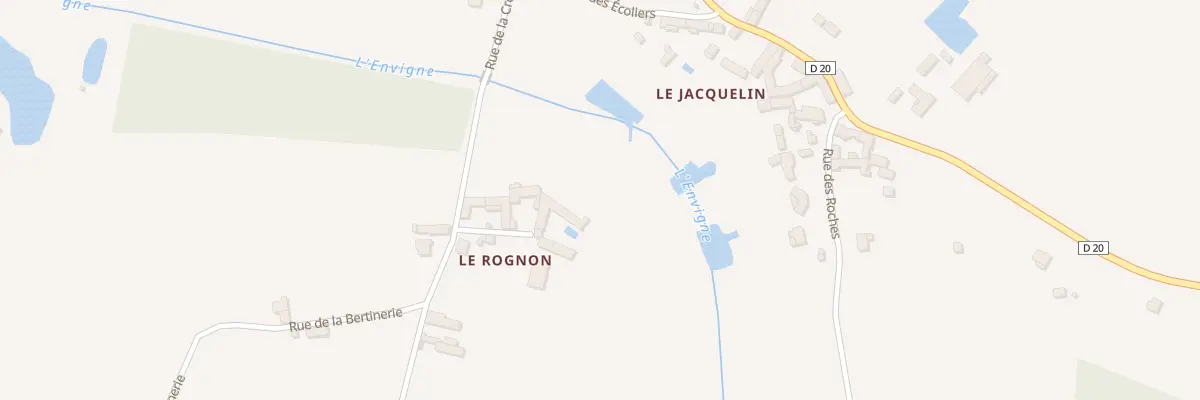 Plan du 7 Imp du Rognon à Doussay