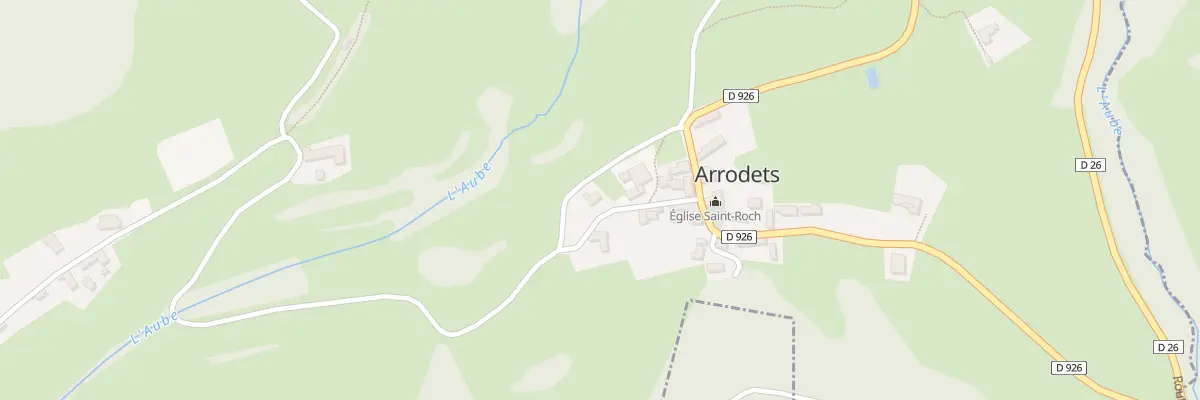 Plan du 5014 Le Village à Arrodets