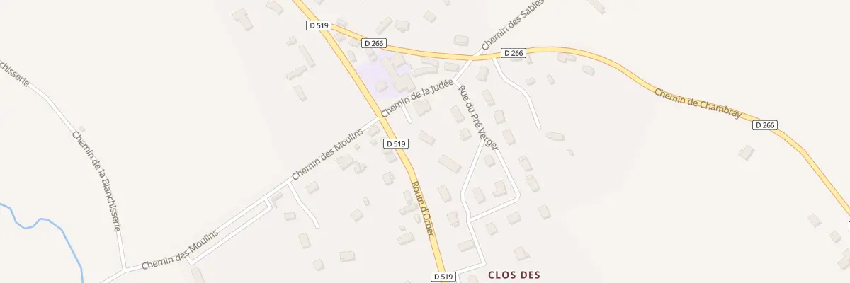 Plan du 6 Lot du Pré Verger à Glos