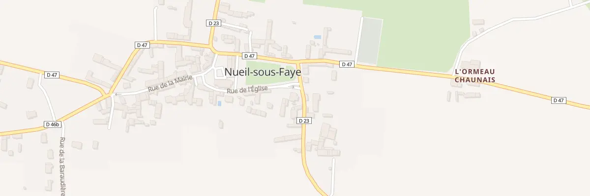 Plan du 14 Rue de l’Eglise à Nueil-sous-Faye