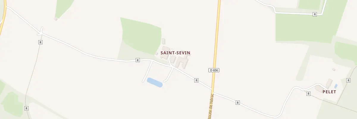 Plan du 721 Rte de Nérac à Andiran