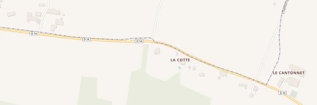 Plan du 112 A la Cotte à Razac-de-Saussignac