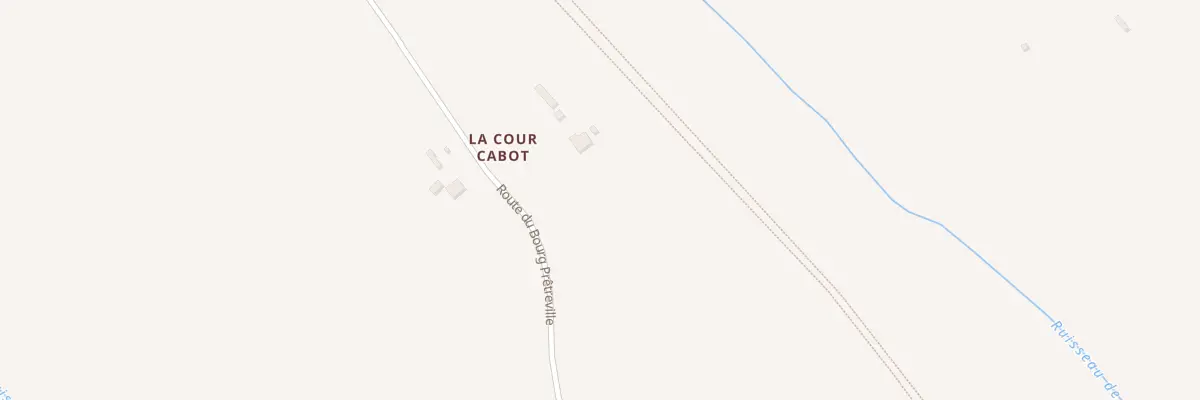 Plan du 44 Rte du Bourg Prêtreville à Prêtreville