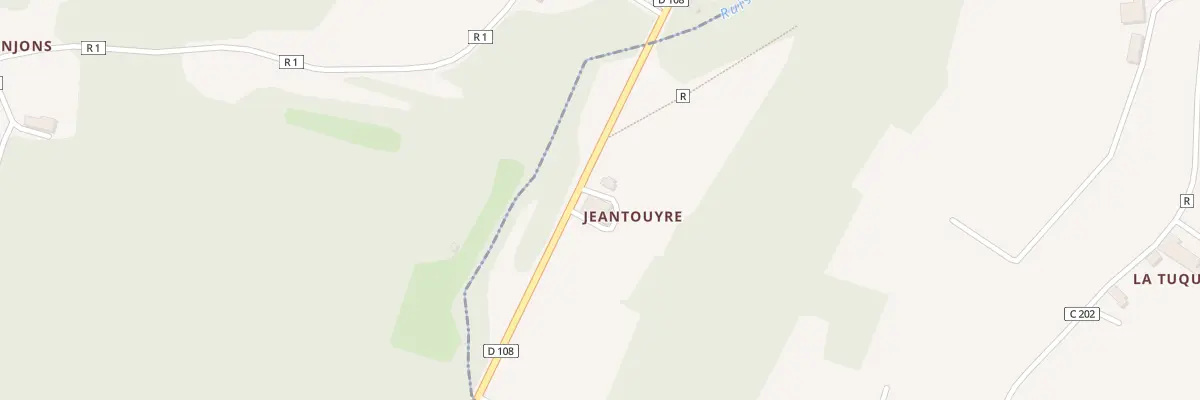 Plan du 486 Jeantouyre à Buzet-sur-Baïse