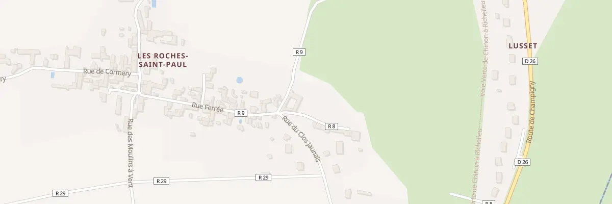 Plan du 1 Rue du Clos Jaunais à Ligré